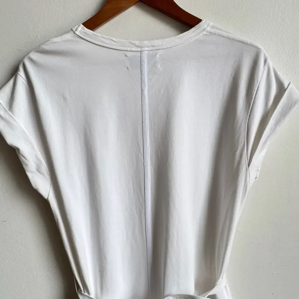 LA LIGNE Andie Midi Dress in White - Picture 4 of 8